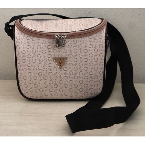 GUESS V7200069 Lt Rose/Pink Junction Travel Zip Around Lunch Box w/Carryin Strap - Picture 10 of 11